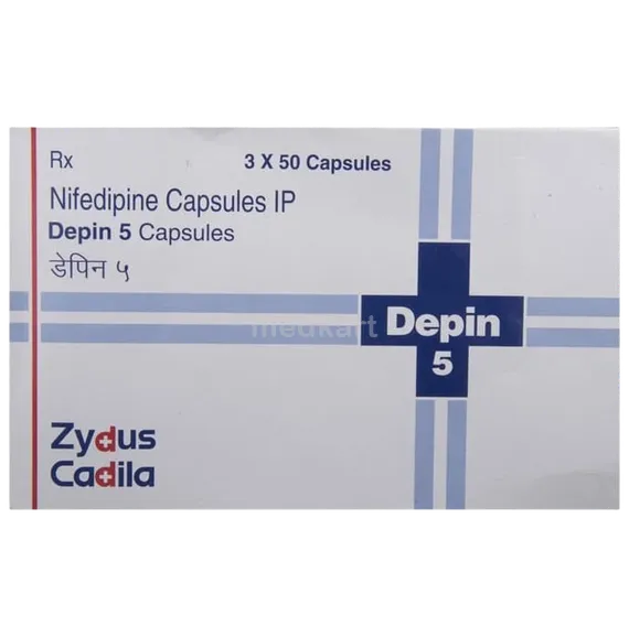 depin 5mg capsule 50's